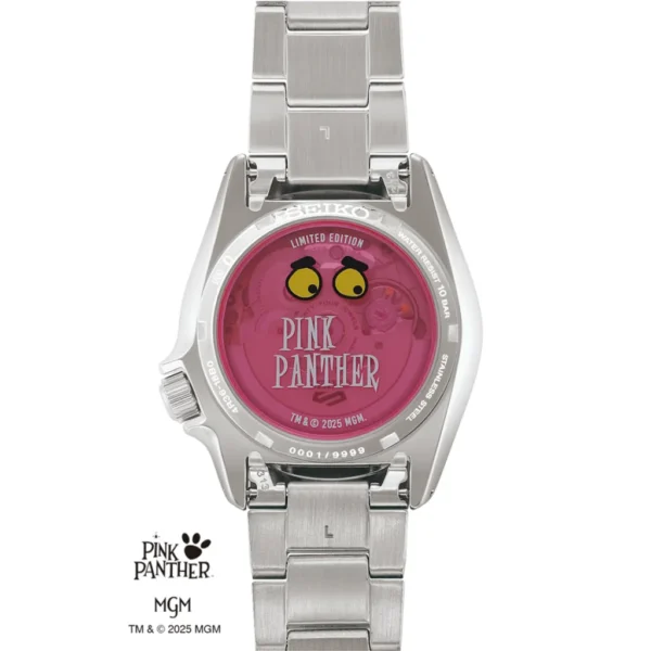 seiko pink panther backcase