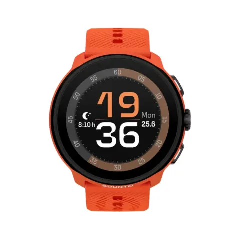 SUUNTO RUN CORAL ORANGE SILICONE STRAP